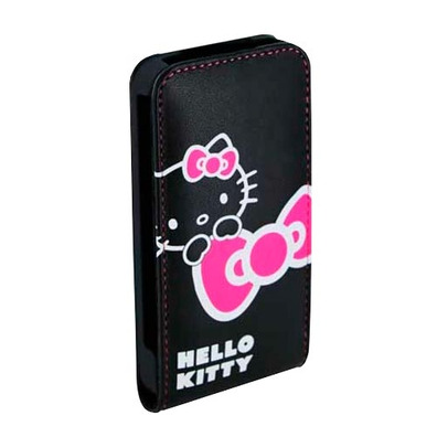Hello Kitty Hard Case with Flap Black iPhone 4/4S
