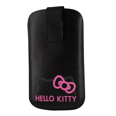 Universal Sleeve for Mobile Phone Hello Kitty Black