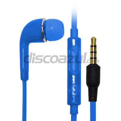 Ohrhörer mit Mikrofon für Samsung Galaxy S4 Blau