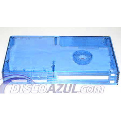 Transparent Superior Blue Case Playstation 2
