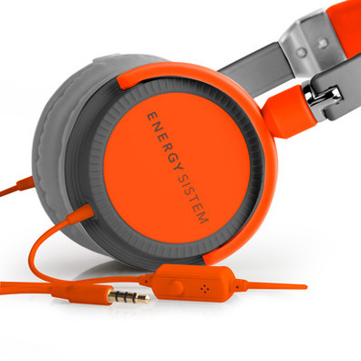 Energy Sistem Headphones with Mic DJ 410 Red Grey