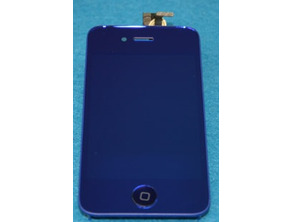 Full Screen for iPhone 4S Metallic Blue