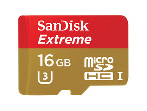 Sandisk MicroSDHC 16GB Klasse 10 U3