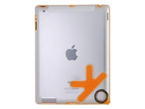Ultra Slim Case OK Design for iPad 2 Transparent Orange