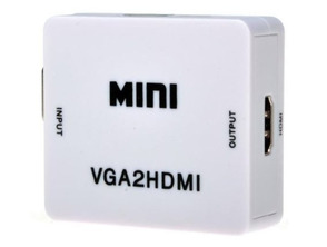 Add to cart Mini adapter VGA-HDMI with 3.5mm audio Mini adapter VGA-HDMI with 3.5mm audio