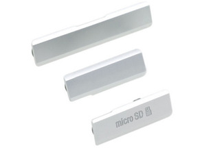 Set of Caps for Sony Xperia Z1 White