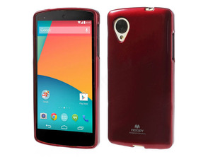 Cover Case TPU for LG Google Nexus 5 Rot