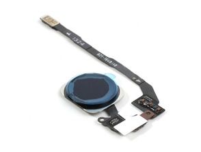 Home Button with PCB Membrane Flex Cable Part for iPhone 5S/SE Schwarz