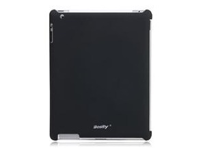 Bosity Durable Frosted Plastic iPad 2 Open-face Case (Black)