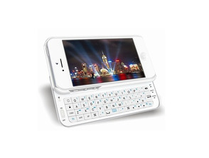 Slider QWERTY Keyboard for iPhone 5 Weiss