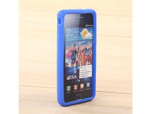 Durable Silicone Cover Case for Samsung Galaxy S II I9100 (Blue)