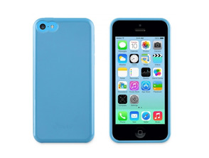 Soft and Skin minigel Muvit iPhone 5C Schwarz / Grün