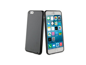 Soft skin-tight case for iPhone 6 Muvit Schwarz