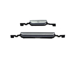 Power and Volume Buttons Set for Samsung Galaxy S3 Mini Silber