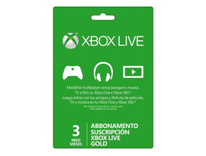 Gold Member Card 3 month Xbox Live