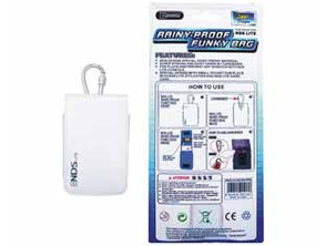 Rainy-proof funky bag Pearl White NDS Lite