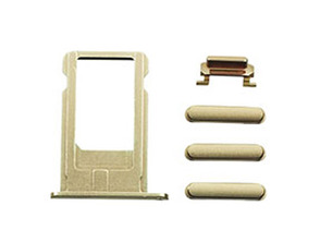 SIM Card Tray and Side Buttons Set for iPhone 6 Plus Gold