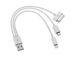 Multi Ladegerät USB zu Lightning/MicroUSB/iPhone