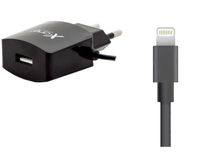 Power Adapter Lightning + USB-2.1 X-One - Schwarz