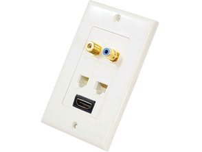 Add to cart Wall plate HDMI/RJ45/RCA/Coaxial Wall plate HDMI/RJ45/RCA/Coaxial