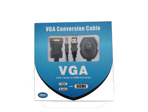 Add to cart Adaptador VGA + Audio + HDMI Adaptador VGA + Audio + HDMI