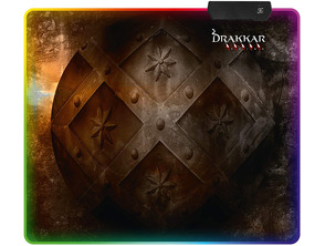 Alfombrilla Konix Drakkar Prime RGB Hetland con Iluminación LED 320x270x3 mm