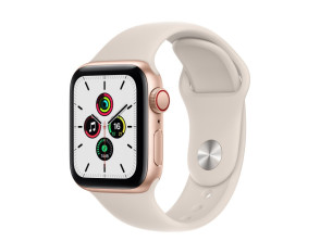 Add to cart Apple Watch SE 2021 GPS/Cellular 40mm Aluminio Oro Correa Deportiva Beige Apple Watch SE 2021 GPS/Cellular 40mm Aluminio Oro Correa Deportiva Beige