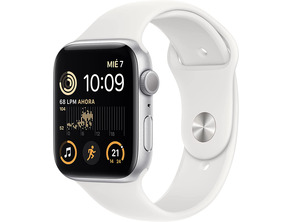Add to cart Apple Watch SE 2ª Gen GPS 44mm Aluminio Plata/Correa Deportiva Blanca Apple Watch SE 2ª Gen GPS 44mm Aluminio Plata/Correa Deportiva Blanca