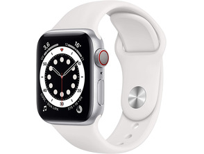 Add to cart Apple Watch Series 6 GPS/Cellular 40mm Caja de Aluminio en Plata/Correa Deportiva Blanca Apple Watch Series 6 GPS/Cellular 40mm Caja de Aluminio en Plata/Correa Deportiva Blanca