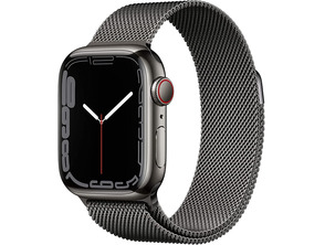 Apple Watch Series 7 GPS/Cellular 41 mm Caja de Acero Grafito/Correa Milanesa en Grafito