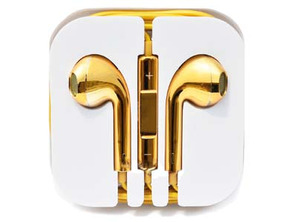Headphones Handsfree for iPhone Gold