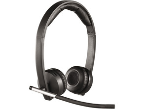 Auriculares Micro Logitech H820E Dual Wireless Negro