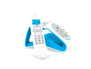 Wireless Telephone Retro Glamour SPC 7704A White/Blue