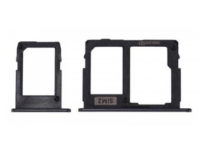 Dual SIM-Kartenfach Samsung Galaxy J3/J5 /J7 (2017) Schwarz