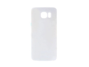 Battery Cover for Samsung Galaxy S6 G920 White with Adhesive Sticker