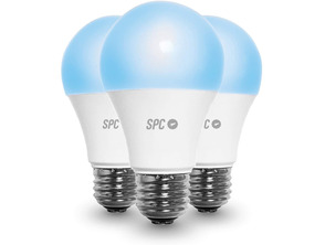 Bombilla Inteligente SPC Aura 800 10W Pack 3 UDS E27