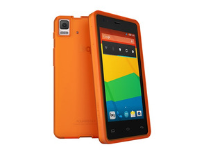 bq Aquaris E5 Gummie Cover Orange