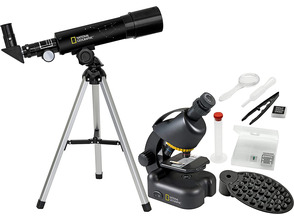 Bresser National Geographic Set Teleskopio + Microscopio