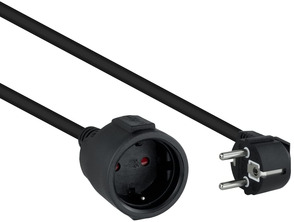 Kabel Alimentación Alargador Nanocable 2m Negro