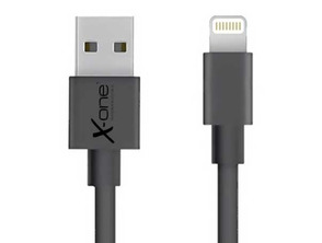 Lightning-Kabel Flat X-One - Schwarz