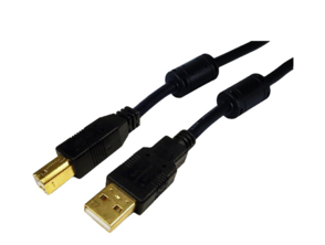 Kabel Nanocable Drucker USB 2.0 HQ Mit Ferritkern