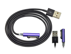Magnetic Charging Cable USB for Sony Xperia Purple