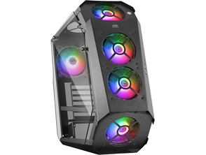 Caja ATX Semitorre Mars Gaming MC51 Schwarz
