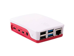 Box-Offiziellen für Raspberry Pi 4 Rot/Weiß