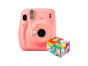 Cámara Fujifilm Instax Mini 11 Rosa Kit Mr. Wonderful
