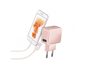 Reiseladegerät Gold Collection mit USB-Ausgang 1 mAh Rose Gold