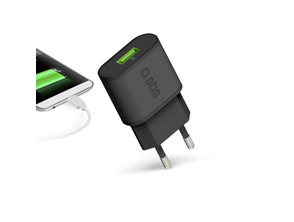 Reise-ladegerät mit Schnell-Ladung von 2100 mAh SBS