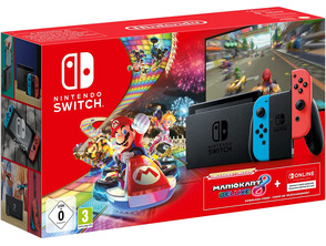 Add to cart Consola Nintendo Switch Azul Neon/Rojo + Mario Kart 8 + 3 Meses Nintendo Online Consola Nintendo Switch Azul Neon/Rojo + Mario Kart 8 + 3 Meses Nintendo Online