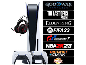 Add to cart Consola Playstation 5 + 2 Mandos + 7 Juegos + Accesorios Consola Playstation 5 + 2 Mandos + 7 Juegos + Accesorios