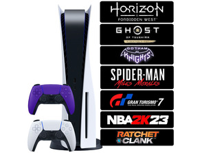 Add to cart Consola Playstation 5 + 7 Juegos + 2 Mandos + Accesorios Consola Playstation 5 + 7 Juegos + 2 Mandos + Accesorios